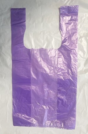 Пакет майка 24+14х44 [4000] Фиолетовый